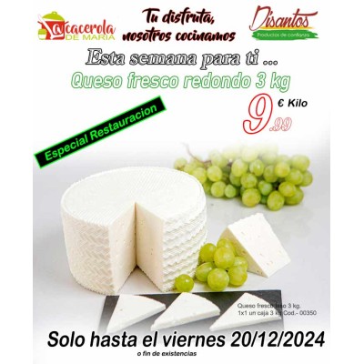 Queso fresco Isso 3 kg