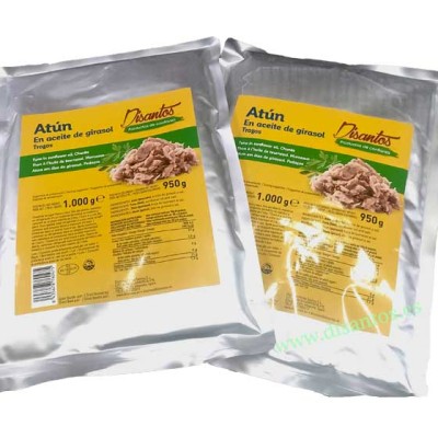 Atun aceite girasol bolsa 1 kg Disantos