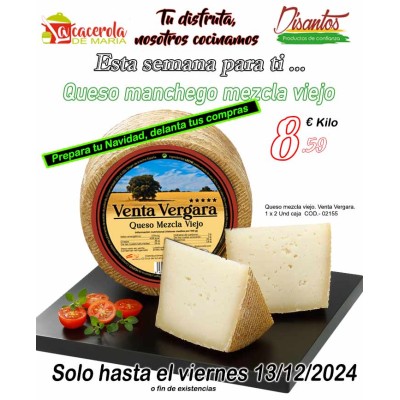 Queso mezcla viejo. Venta Vergara. V.C.O.