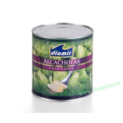 ALCACHOFAS CUARTEADAS 3KG DIAMIR R-5154