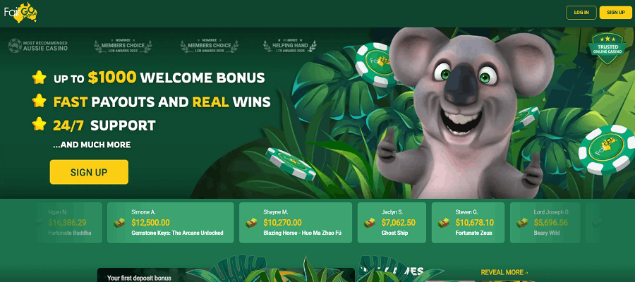 Fair Go Casino instant offers e-wallet withdrawals